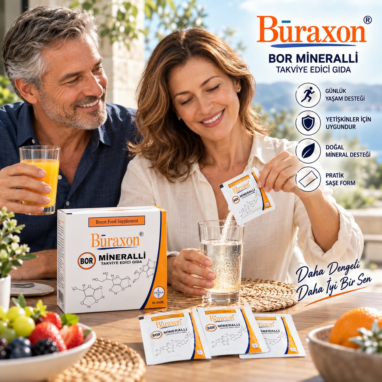 BURAXON Bor Gıda Takviyesi · 30 Saşe