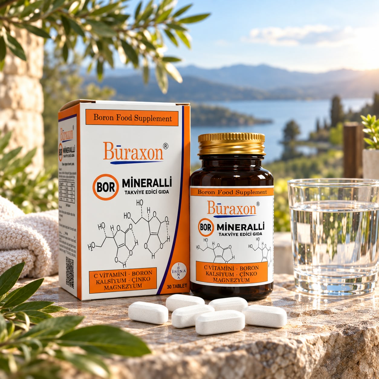 Bor Gıda Takviyesi Bor Vitamin Mineral Tablet