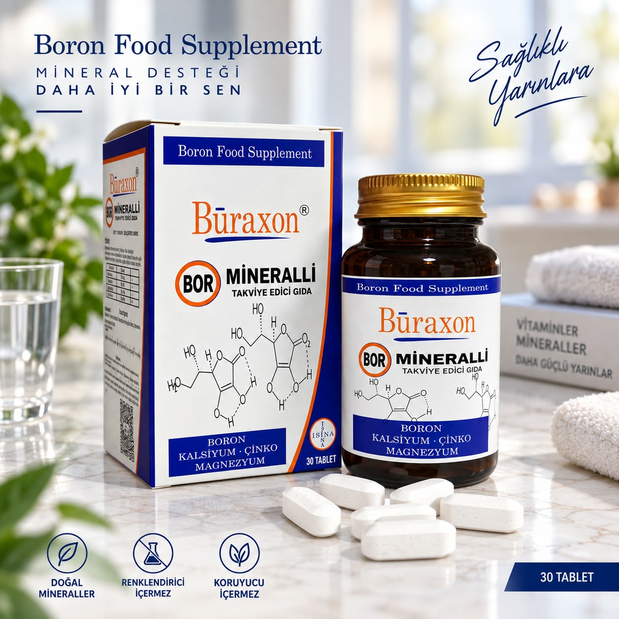 Bor Gıda Takviyesi Vitamin & Mineral Tablet