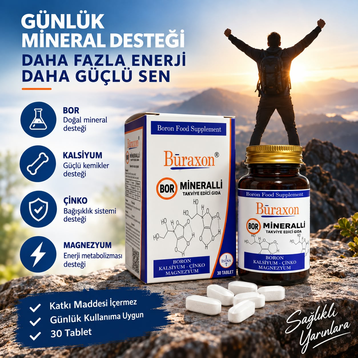 Bor Gıda Takviyesi Vitamin & Mineral Tablet